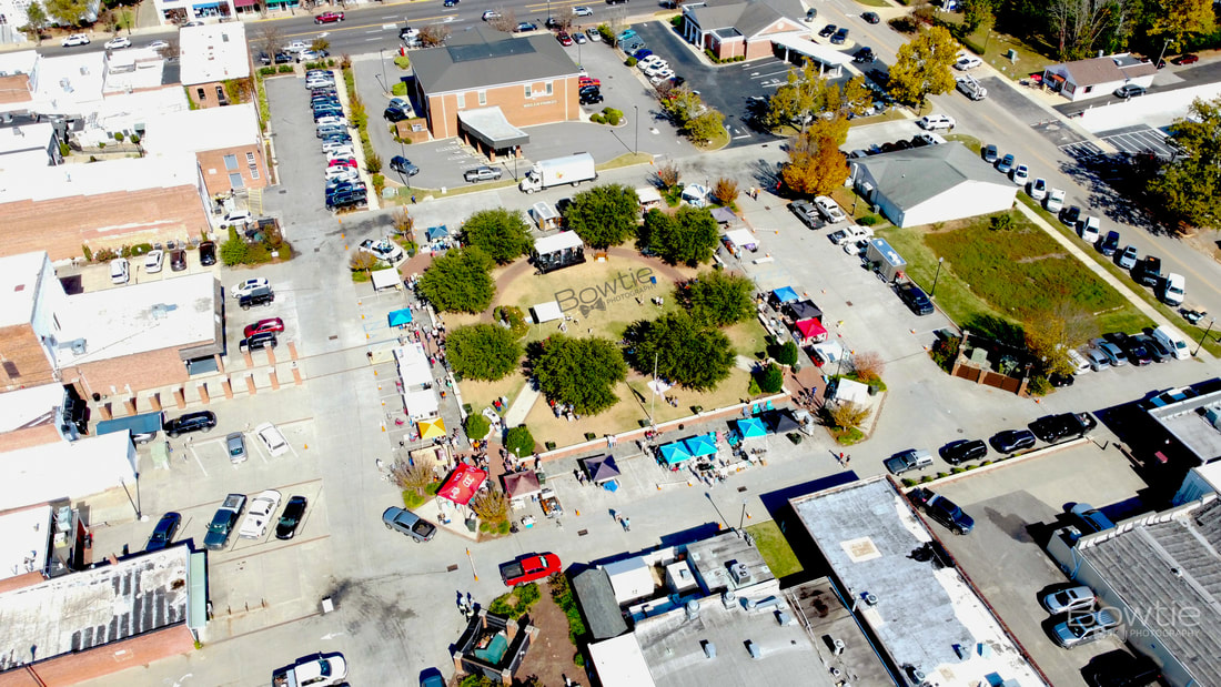 Area view of the park in Camden South Carolina